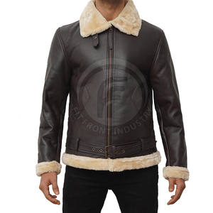 2025 New Custom Leather <b>Fur</b> <b>Jackets</b> Breathable Casual Premium Quality Leather <b>Fur</b> <b>Jacket</b> <b>For</b> <b>Men</b> - Product Image 3