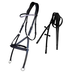 اليدوية المهنية ركوب الخيل مربع رفع مبطن الخشن المدبوغ الجلود عالية الجودة العض المتاحة سعر الجملة - Product Image 1