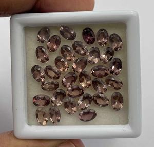 Scapolite naturelle pierre précieuse en vrac coupe ovale 27 pièces 4*6MM 10CT pierre précieuse à facettes Scapolite naturelle pour la fabrication de bijoux - Product Image 2