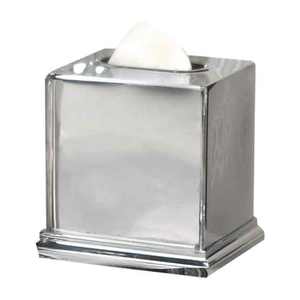 Conception promotionnelle personnalisée boîte à mouchoirs en métal nickelé carré hôtel et bar porte-papier vaisselle boîte à mouchoirs porte-papier - Product Image 4
