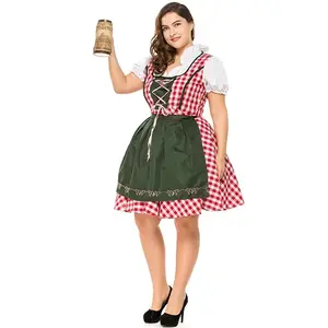 Phụ nữ Thời Trung Cổ trang phục bia Maid oktoberfest dirndl ăn mặc cosplay trang phục dirndl Ăn mặc