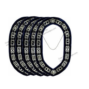 Masonic Regalia Collar de Cadena Freemason Regalia Collar con Cadena y Joyas - Product Image 6