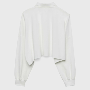 Vêtements de travail pour femmes, décontractés, à manches courtes, unis, personnalisables, coupe ajustée moderne, tissu en coton extensible, séchage rapide, respirant - Product Image 5