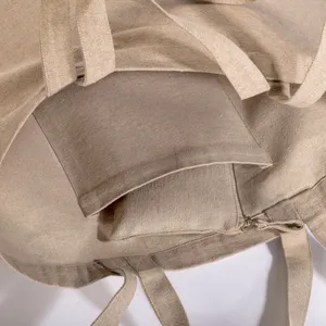 Borsa Tote in Tela di Cotone Riciclato 280 GSM con Doppio Manico per Shopper - Product Image 5