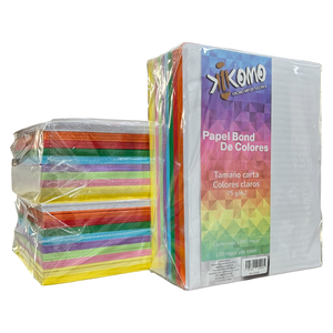 Mille feuilles de papier couleur format lettre, couleurs claires - Product Image 3