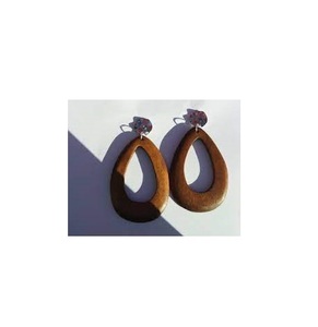 Pendientes de Madera y Resina, Nuevo Modelo, Compromiso, Lujo Moderno, 100% Hechos a Mano, Pendientes de Madera y Resina Epoxi, Fabricante Artesanal - Product Image 5