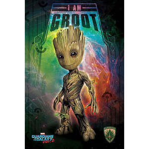 Guardians of the Galaxy Vol. 2 <b>Poster</b> Kid Groot Digital Printed Plastic Flag Banner - Product Image 1