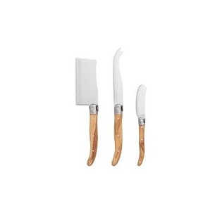 Ensemble de couteaux à fromage de fête avec manche en résine pour la maison, la cuisine et le restaurant en acier inoxydable logo personnalisé en gros - Product Image 3