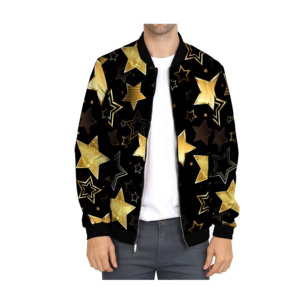 Blouson bombardier vierge en nylon imprimé sur mesure - Product Image 2