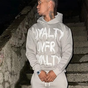 Impresión de soplo 3D 300 500 Gsm algodón pesado Impresión de logotipo personalizado de alta calidad Unisex - Product Image 4