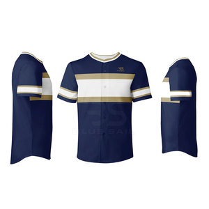 Nouvelle Mode Blanc Séchage Rapide Sublimé Baseball & Softball Jersey Vêtements De Sport Personnalisés Respirant Plus La Taille Chemises De Baseball - Product Image 1