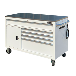 Gabinete de herramientas 5 cajones en blanco Gabinete de herramientas Ruedas Taller Almacén Usado Gabinete de almacenamiento de herramientas de la más alta calidad - Product Image 2