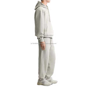 Survêtements pour hommes, vente en gros personnalisée, respirants, couleur unie, jogging confortable, style décontracté, survêtement pour hommes - Product Image 3