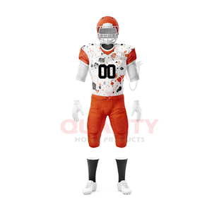 Uniforme de football américain pour hommes 2025 personnalisé qualité supérieure 100% polyester à manches courtes vêtements de sport d'équipe Service OEM Pakistan - Product Image 2