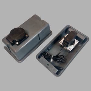 PS-14H16 Caja de perfil alto con toma SCHUKO interna, dedicada a unidades de alimentación y toma SCHUKO externa - Product Image 1