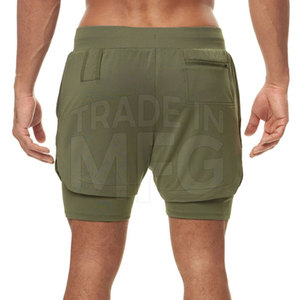 กางเกงขาสั้นออกกำลังกายระบายอากาศสำหรับผู้ชายจากปากีสถาน - Product Image 3