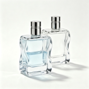 Wholesale US Stock Warehouse 100ml Square Luxury Designer <b>Perfume</b> <b>Bottle</b> EDP EDT Lasts 12h <b>Spray</b> Screw Cap Stainless Glass Model - Product Image 2