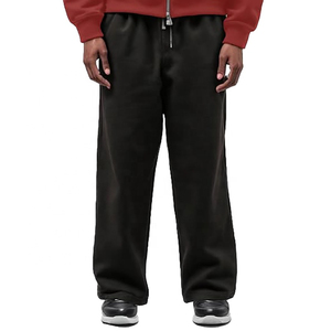 Survêtement Baggy en Coton Éponge Française avec Fermeture Éclair Unisexe 400 g/m² Lavage à l'Acide Impression Personnalisée Pantalon de Survêtement Style Hip Hop Ensemble à Capuche pour Homme - Product Image 6