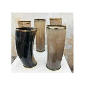 ¡Vaso de vidrio de cuerno hecho a mano estilo religioso respetuoso con el medio ambiente para uso en restaurante de hotel en casa a la venta! - Product Image 2