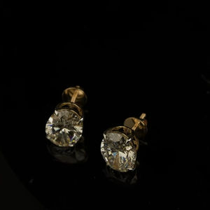 Pendiente de diamante de moda en oro blanco y rosa Chapado en oro certificado IGI para fiesta de boda y regalo - Product Image 2