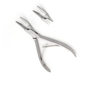 Rongeur osseux professionnel Friedman courbé 20 cm Rongeur osseux de chirurgie en acier allemand pour salle de chirurgie hospitalière - Product Image 1