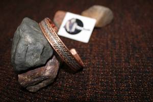 Antique Copper Cuff <b>Bracelet</b> Gold & Silver Wire <b>Bracelet</b> Stylish <b>Metal</b> Crafts Artificial Jewellery Woven <b>Bracelet</b> From Tradnary - Product Image 2