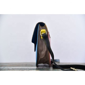 Monedero de cuero con pelo de vaca Bolso de cuero real Bolsos de cuero para mujer con estilo - Product Image 6