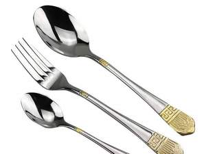 Awesome Design Stainless Steel Cutlery Set Modern Minimalist Style Silver Color Eco-Friendly Multifunction for Dining Party - Product Image 5