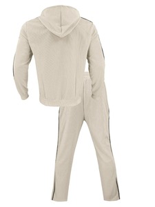 New Men's Streetwear Outdoor Sports Casual Hooded Cardigan Set Autumn Fashion Trend Pocket Lace Long-sleeved Long <b>Pants</b> - Product Image 5