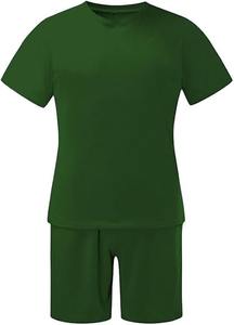 Vente en gros de vêtements d'été nouvel arrivage d'ensemble pour hommes de t-shirts à manches courtes et de shorts de couleur unie vêtements pour hommes ensembles pour hommes - Product Image 2