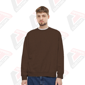 Premium Men's Winter Sweatshirt Polyester/Cotton <b>Blend</b> Fleece Ultra Soft Lined - Product Image 5
