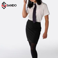 Uniformes Escolares de Dos Piezas Personalizados al por Mayor con Logotipo para Mujeres - Camisas y Faldas de Poliéster/Algodón de Secado Rápido y Transpirables