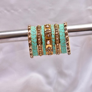 Hot Sale New Arrivals Fashion Popular Products Bridal Bangles Sets Wholesale Wedding Work Elegant Bridal Jewelry Set - Product Image 5