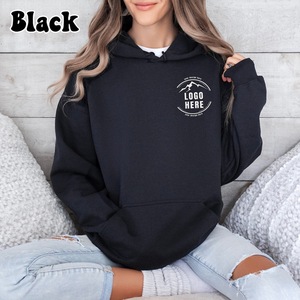 Sudadera con Capucha Extra Grande Informal de Invierno para Mujer, 100% Algodón, Felpa Ecológica, Transpirable, con Bordado 3D Frontal Tipo Canguro - Product Image 2