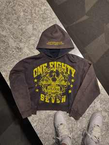 Sudadera con capucha personalizada con lavado ácido para hombre Street Style 500 GSM Straight Men Printed Sweatsuit Hoodies Custom Washed Casual - Product Image 2