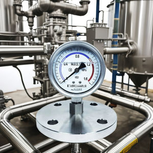 위생 다이어프램 압력계 진공 -1~<span class=keywords><strong>0</strong></span> 바 트라이 클램프 1.5인치 SS316L 식품 제약 위생 마노미터 4인치 액체 - Product Image 6