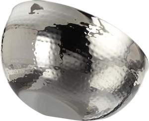 Vente chaude en aluminium métal nouvelle conception bol à fruits finition nickelée brillante bol en métal décoratif bol à fruits - Product Image 1