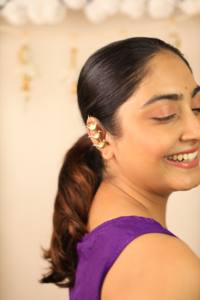 Trendy Flying Bird Cuff Earrings with Imitation Pearl Minimalist Brass Zinc Alloy Nature <b>Inspired</b> Women's <b>Jewelry</b> Gift - Product Image 5