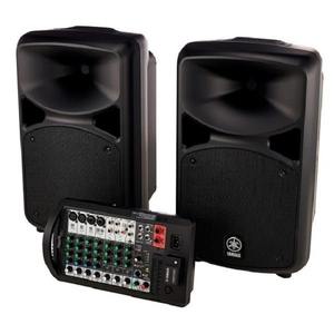 Altavoces PA Portátiles StagePas 600BT Inalámbricos con Karaoke DTS, Control Remoto de Audio y Conexión para Teléfono Móvil - Product Image 1
