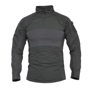 Camisas Tácticas de Manga Larga con 3 Botones, Sólidas, Antiarrugas, para Hombre, 100% Poliéster Pique, de Secado Rápido y Alto Rendimiento - Product Image 6