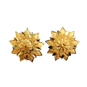 Indian Made <b>Earrings</b> <b>Set</b> with Traditional Designed 22CT <b>Gold</b> Plated <b>Earrings</b> Jewelry for Women Wear by Exporters - Product Image 1