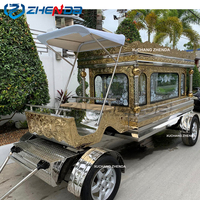 Limousines funéraires/beau cercueil moderne blanc calèche funéraire cheval corbillard à vendre