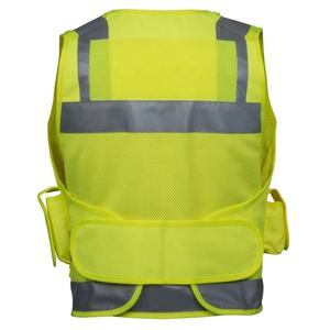 Chaleco de Seguridad Reflectante de Poliéster de Alta Visibilidad, Hecho a Medida, Precio Económico, con Colores y Logotipos Personalizados para Venta en Línea - Product Image 4