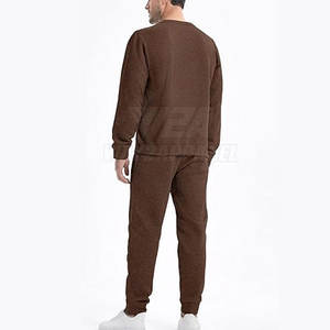 Conjunto Deportivo de Dos Piezas para Hombre, Mezcla de Algodón, Atuendo Cómodo para Gimnasio, Fitness, Uso Diario Informal - Product Image 3