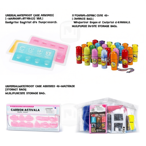 Étui de voyage universel en plastique imperméable avec 46 sacs de rangement multi-usages - Product Image 3