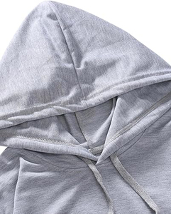 Sweat à capuche personnalisé en molleton de haute qualité avec logo personnalisé, faites vos propres bases de conception, coton mélangé. - Product Image 4