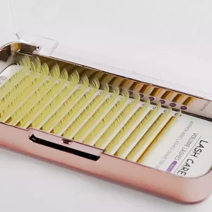 Matte Volume Lash Extensions-Korean PBT Fiber Mixed Lengths 25mm M Curl Easy Application - Product Image 3