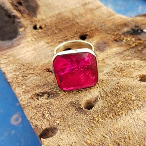 925 Sterling Silver Classic Style Ring Ruby Crystal Gemstone Beautiful Women's Jewelry for <b>Wedding</b> Engagement Party Gift - Product Image 4