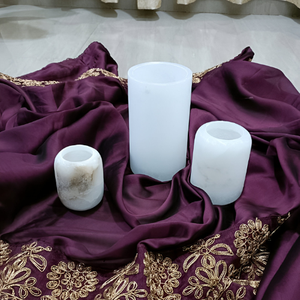 Portavelas de ónix blanco de lujo, fábrica India al por mayor, diseño personalizado para decoración festiva, Venta caliente, precios competitivos - Product Image 1