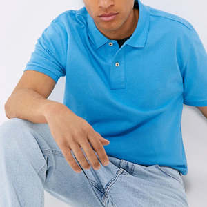 Cotton-Poly <b>Men's</b> Easy Care <b>Polo</b> Smooth Collar <b>Top</b> for Business and Branding - Product Image 3